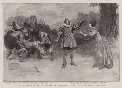 M Coquelin dans Cyrano de Bergerac au Lyceum Theatre - Henry Marriott Paget